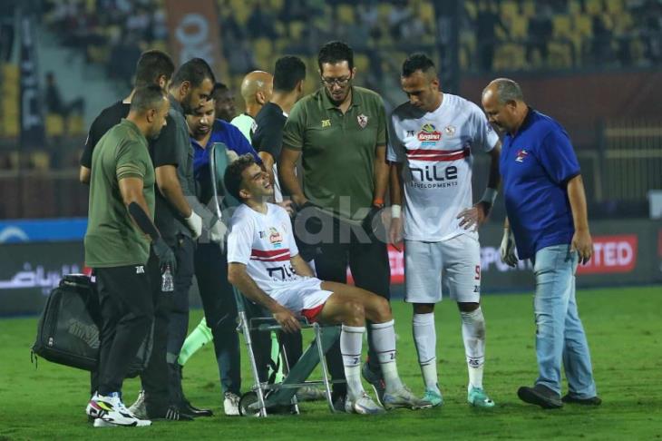 طبيب الزمالك يكشف تفاصيل إصابة الثلاثي زيزو وحمدي وناصر ماهر